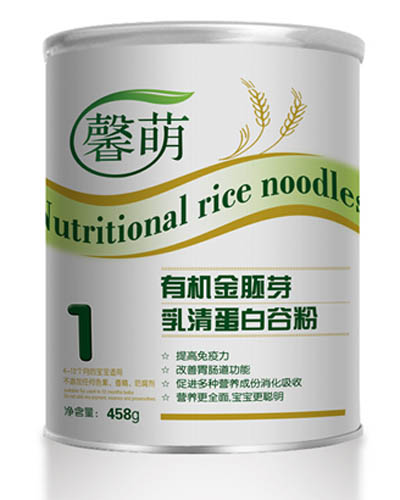 馨萌有机金胚芽乳清蛋白谷粉1段