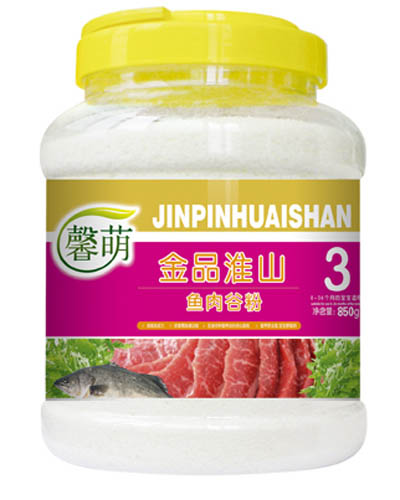 馨萌金品淮山鱼肉谷粉3段