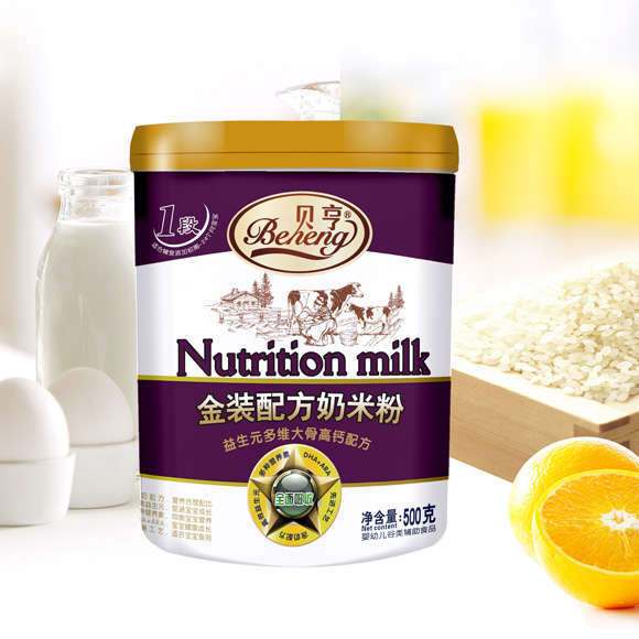 贝亨益生元多维大骨高钙奶米粉