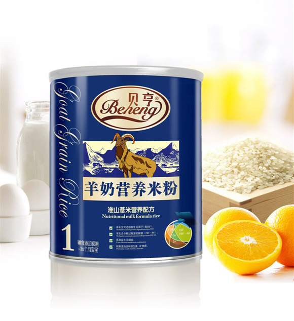 贝亨淮山薏米羊奶米粉1段
