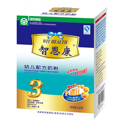 智恩康幼儿配方奶粉盒