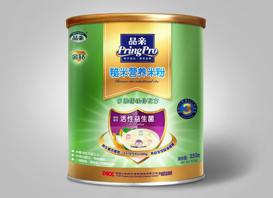 品亲糙米粉多维钙铁锌配方