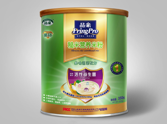 品亲糙米粉果味蔬菜配方