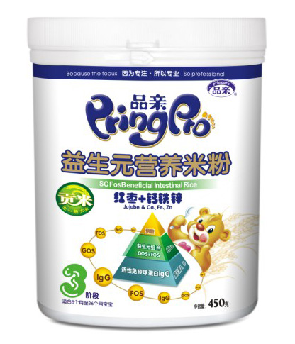 品亲红枣钙铁锌益生元米粉