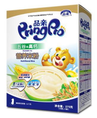 品亲五谷高钙营养米粉