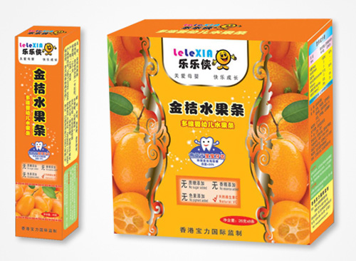 乐乐侠金桔水果条