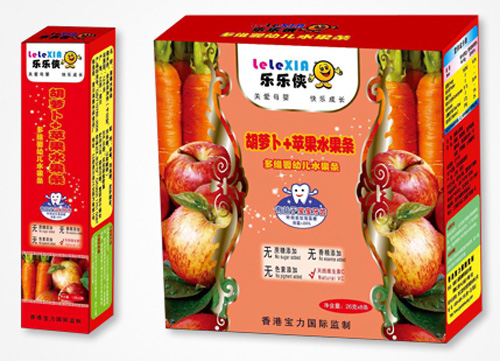 乐乐侠胡萝卜苹果水果条
