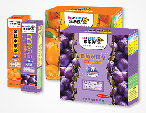 乐乐侠葡萄水果条