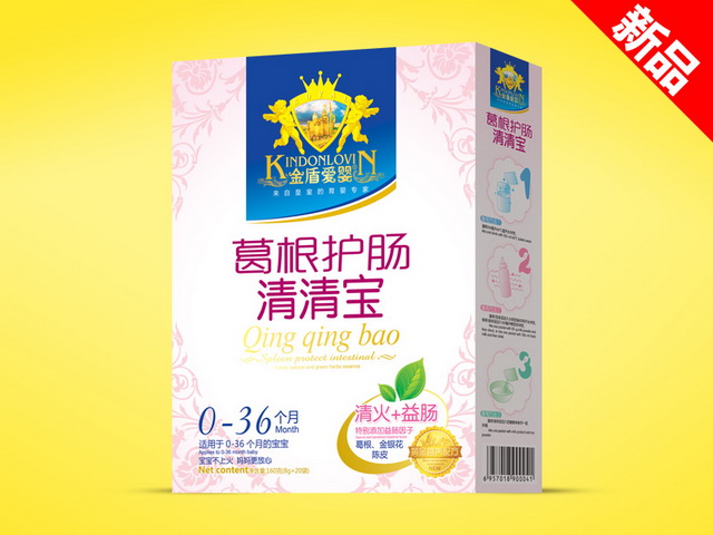 金盾爱婴清清宝大盒-葛根护肠
