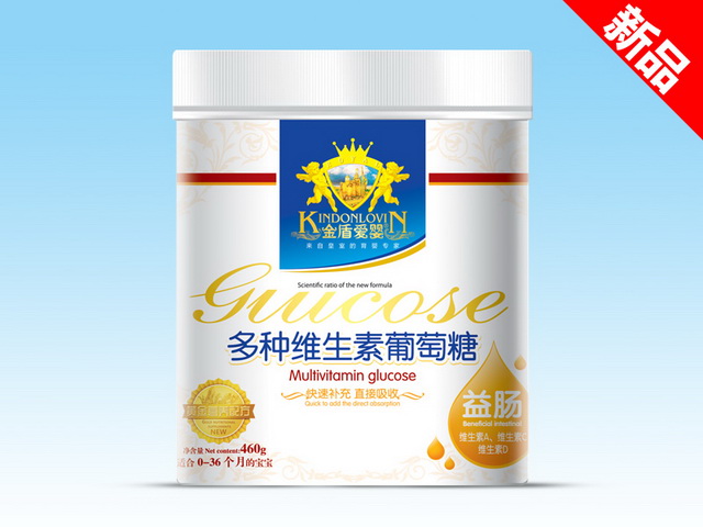 金盾爱婴葡萄糖桶装-多种维生素