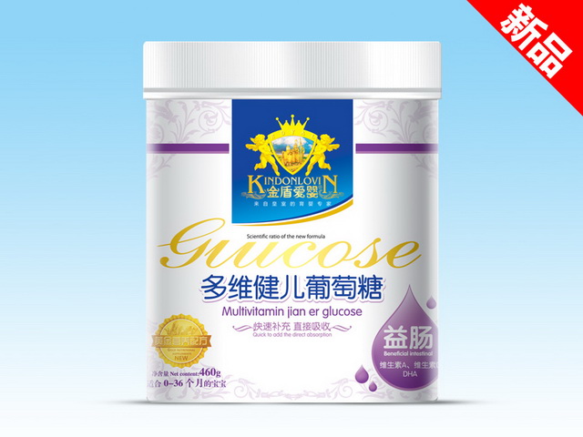 金盾爱婴葡萄糖桶装-多维健儿