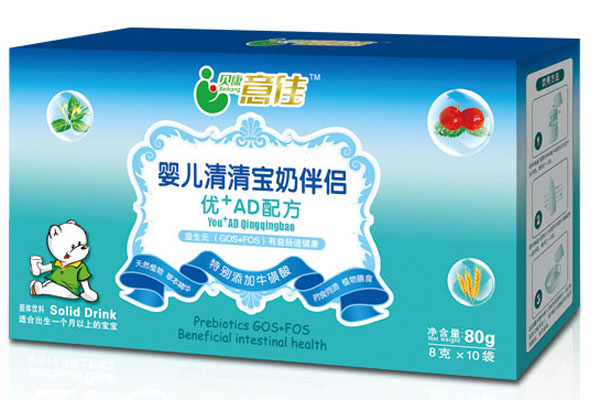 贝康意佳优+AD钙配方清清宝宝