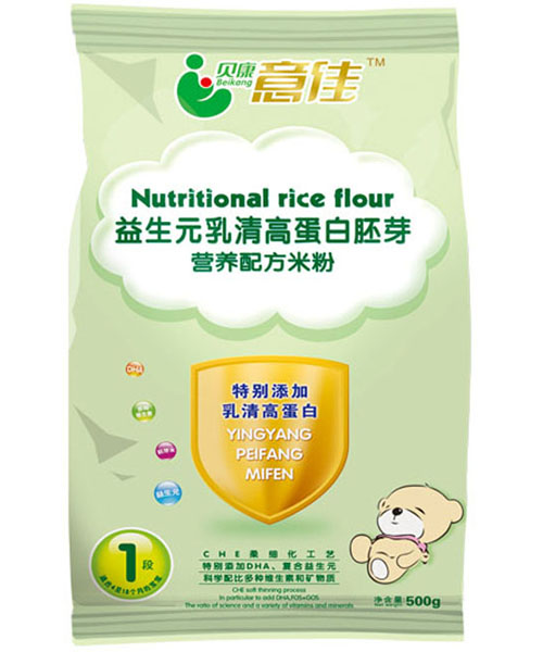 贝康意佳益生元乳清高蛋白胚芽米粉