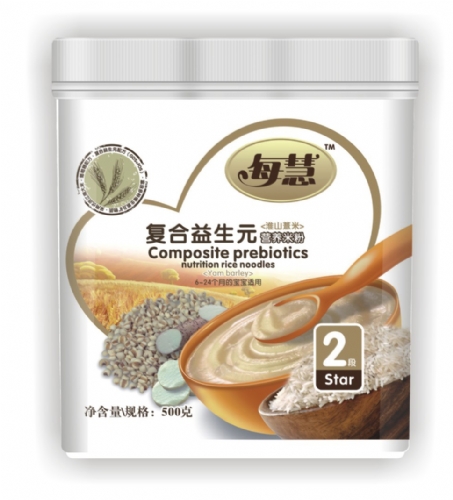每慧淮山薏米复合益生元米粉2段（塑听装）