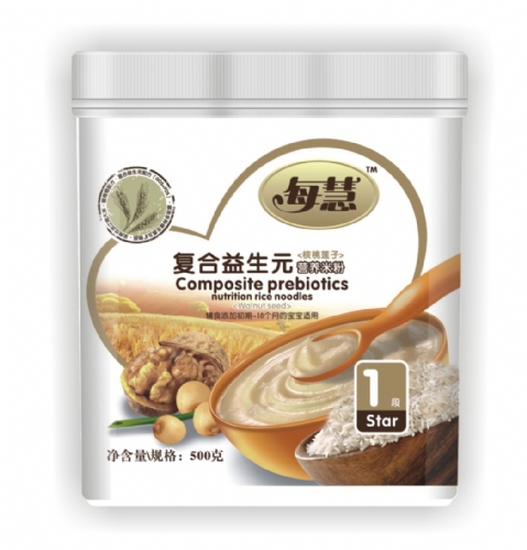 每慧核桃莲子复合益生元米粉1段（塑听装）