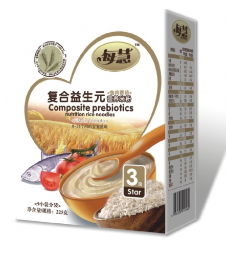 每慧鱼肉番茄复合益生元米粉3段（盒装）