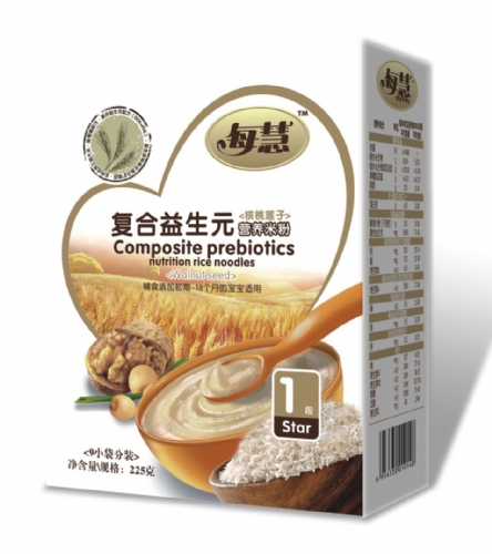 每慧核桃莲子复合益生元米粉1段（盒装）