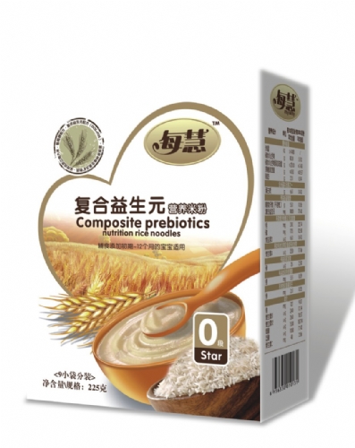 每慧复合益生元营养米粉0段（盒装）