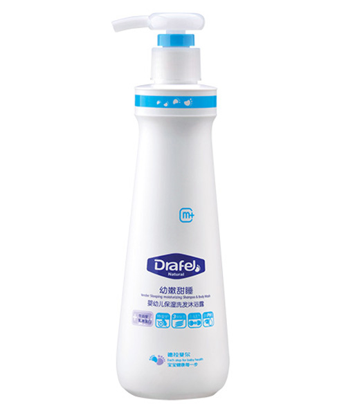 德拉斐尔幼嫩零敏保湿洗发沐浴露280ml