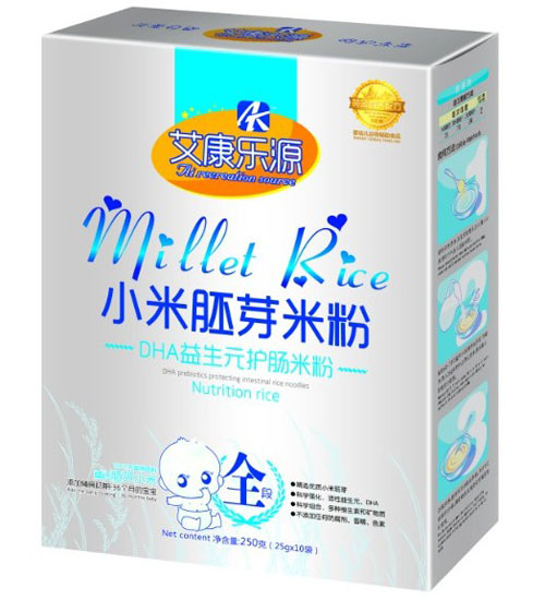 艾康乐源DHA益生元小米胚芽米粉全段