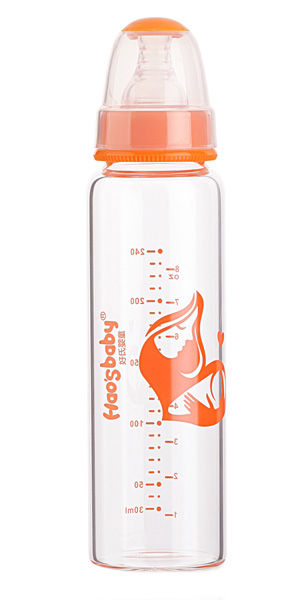 好氏婴童标口晶钻玻璃奶瓶240ML