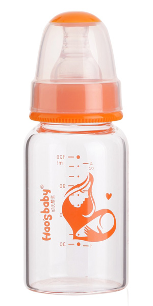 好氏婴童标口晶钻玻璃奶瓶120ML