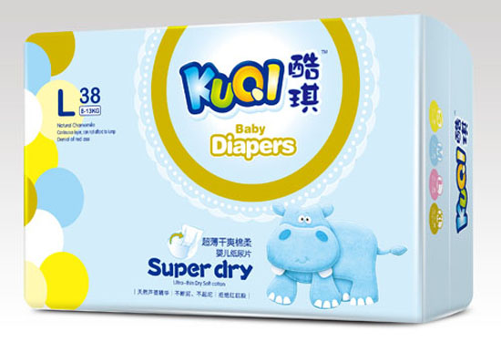 酷琪棉柔系列尿片L码