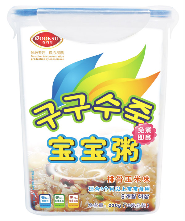 谷谷苏排骨玉米味宝宝粥
