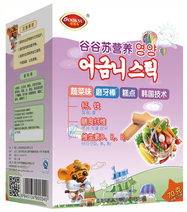 谷谷苏蔬菜味磨牙棒