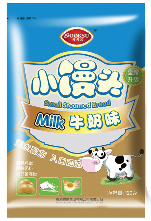 谷谷苏牛奶味小馒头120g