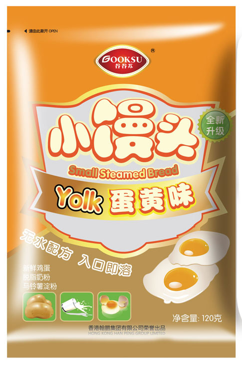 谷谷苏蛋黄味小馒头120g