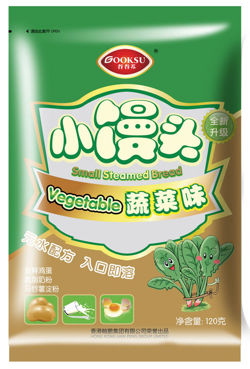 谷谷苏菠菜味小馒头120g