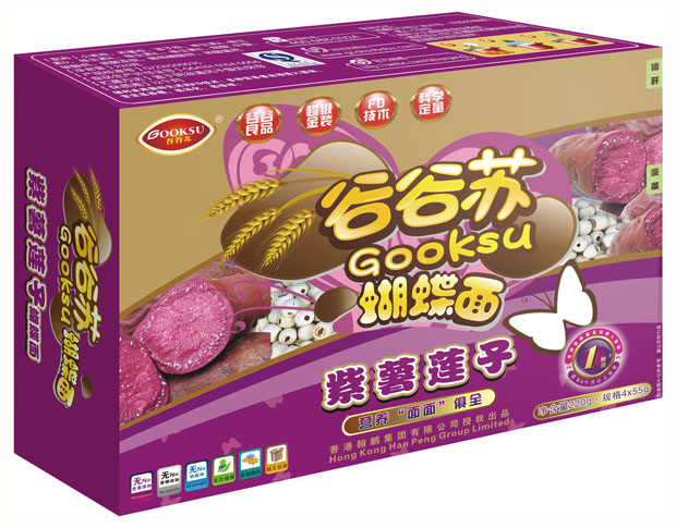 谷谷苏紫薯莲子蝴蝶面