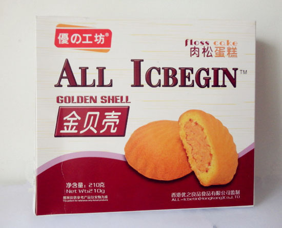 优之工坊金贝壳肉松蛋糕