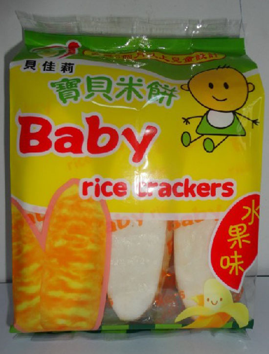 贝佳莉宝宝米饼水果味