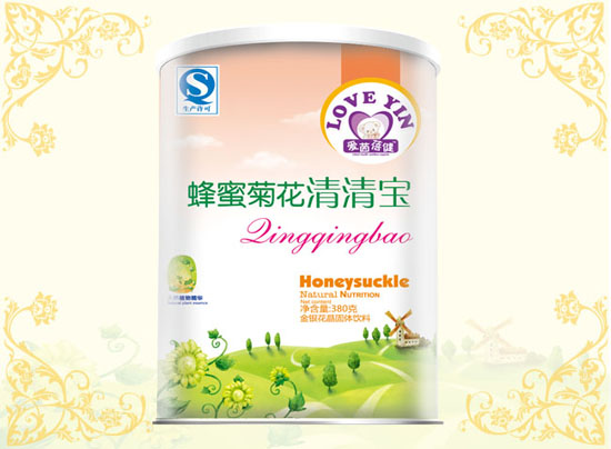 爱茵蓓健蜂蜜菊花清清宝听装