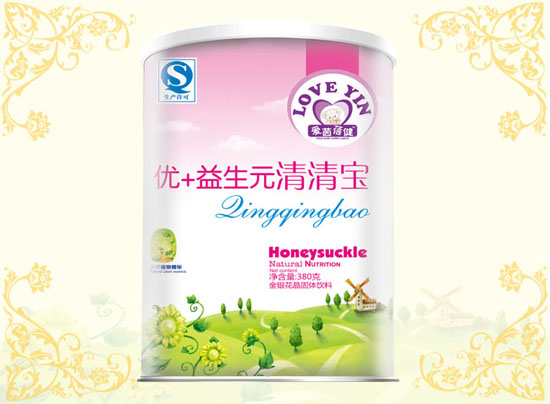 爱茵蓓健优+益生元清清宝听装