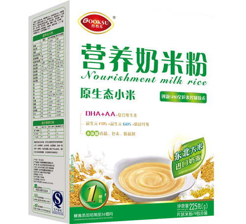 谷谷苏小米原生态奶米粉1段