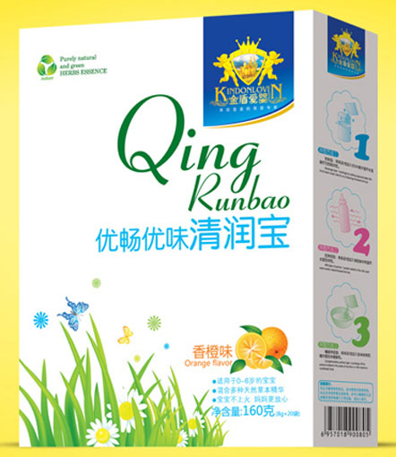 金盾爱婴优畅优味香橙味清润宝