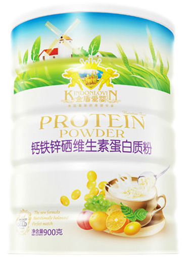 金盾爱婴钙铁锌硒维生素蛋白质粉