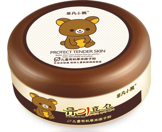 非凡小熊有机草本痱仔粉