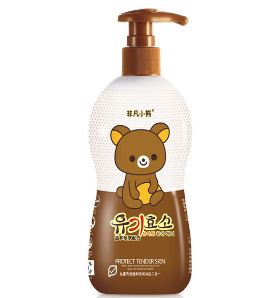 非凡小熊儿童天然温和洗发沐浴二合一（天然珍珠）