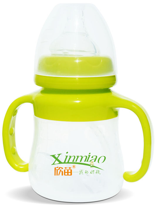 欣苗5安宽口硅胶奶瓶150ml