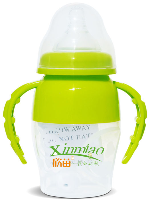 欣苗4安宽口硅胶奶瓶120ml