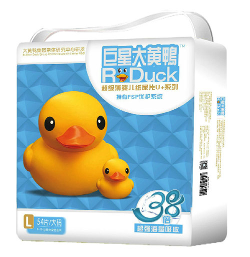 大黄鸭巨星大黄鸭纸尿片L54片