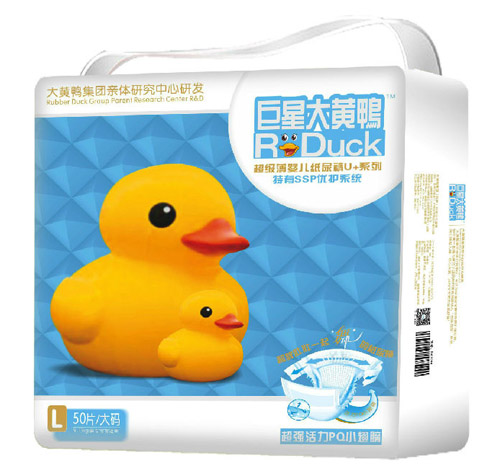 大黄鸭巨星大黄鸭纸尿片L50片