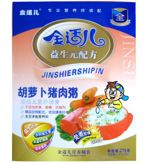 金适儿胡萝卜瘦肉粥275克