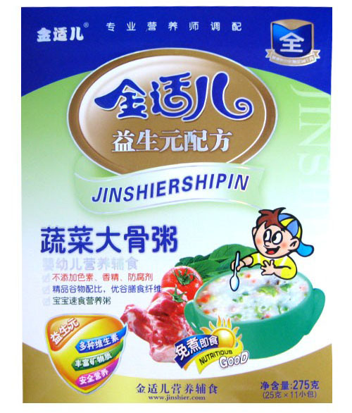 金适儿蔬菜大骨粥275克