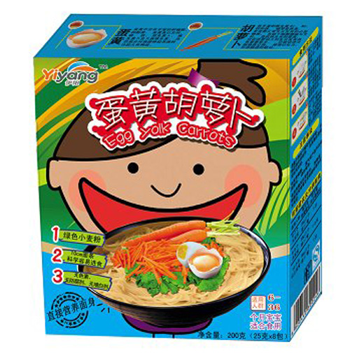 伊阳蛋黄胡萝卜营养面200g