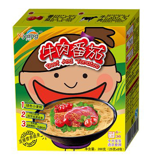 伊阳牛肉番茄营养面200g